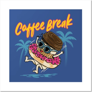 coffee break Posters and Art